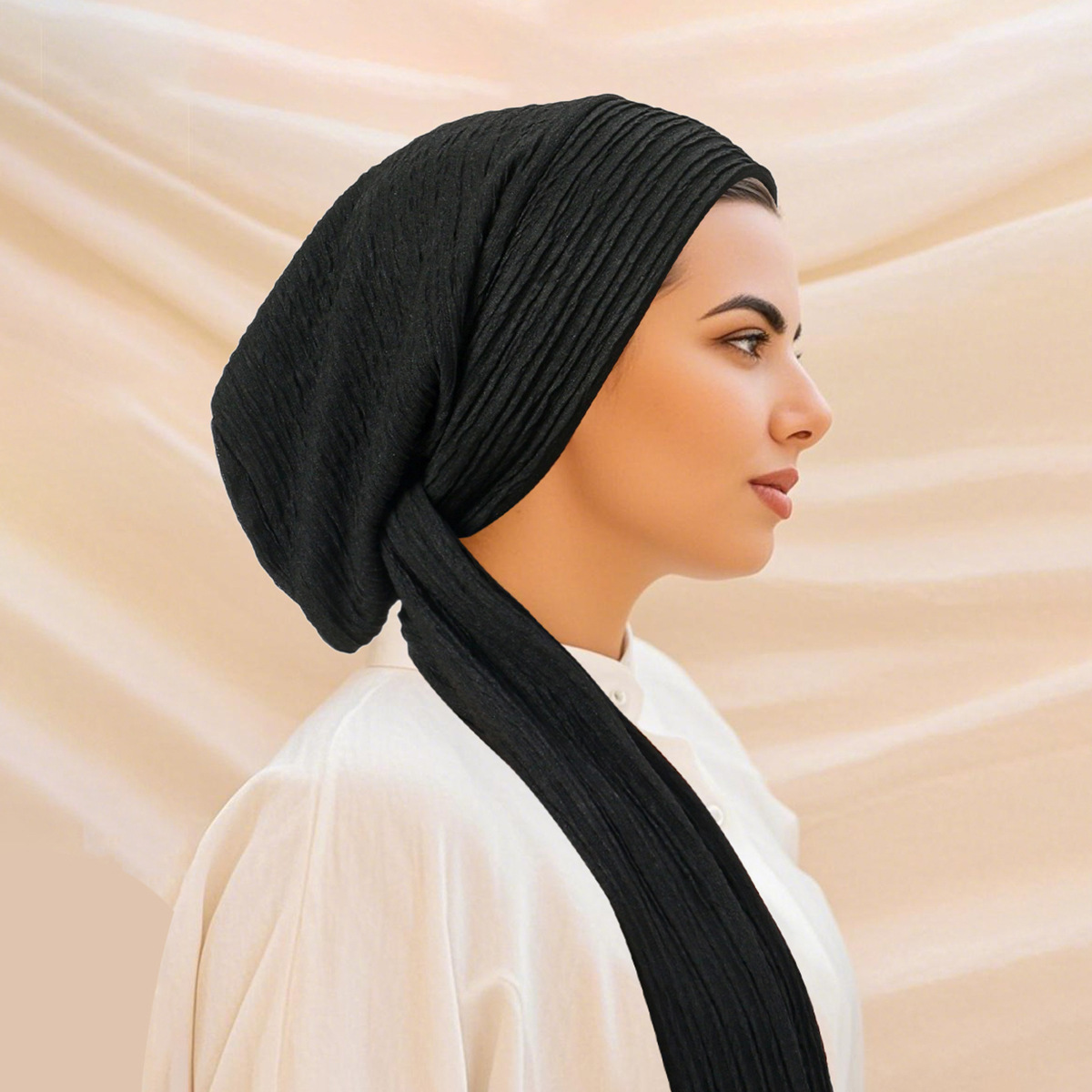 高級スプリングノットターバンハット、女性用ビーニー、ケモキャ - Head Wrap Turban のレビューと価格