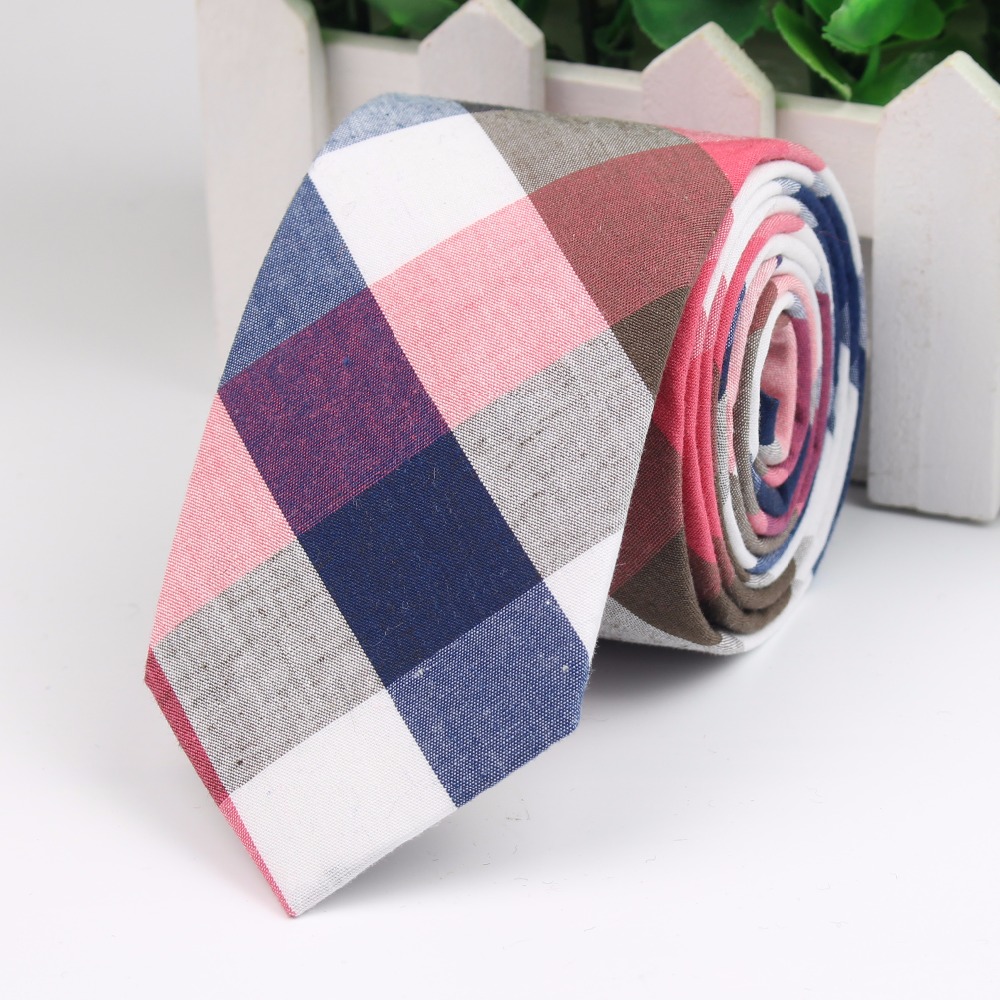 ファッションネクタイクラシックメンズチェック柄ネクタイカジュ - Skinny Tie Men のレビューと価格