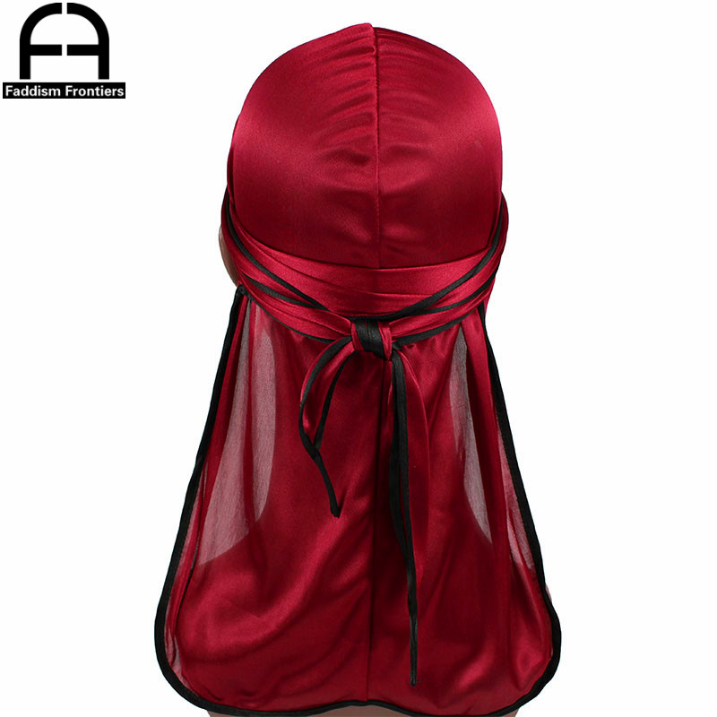 男性用サテンバイクハット,スカルキャップ,バンダナ,シルキー - Bandana Doo Rag のレビューと価格