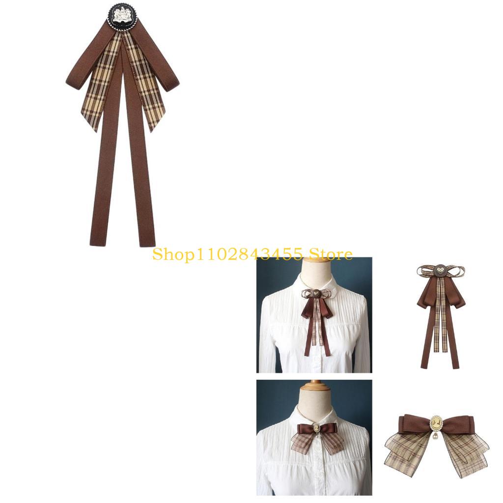49MC 日本のリボン弓ネクタイブローチピン女性ガールヴィン - Bow Tie Pre Tied のレビューと価格