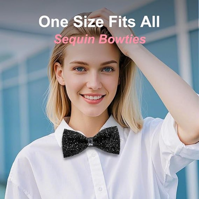ファッションラインストーン蝶ネクタイ メンズ レディース プ - Bow Tie Pre Tied のレビューと価格